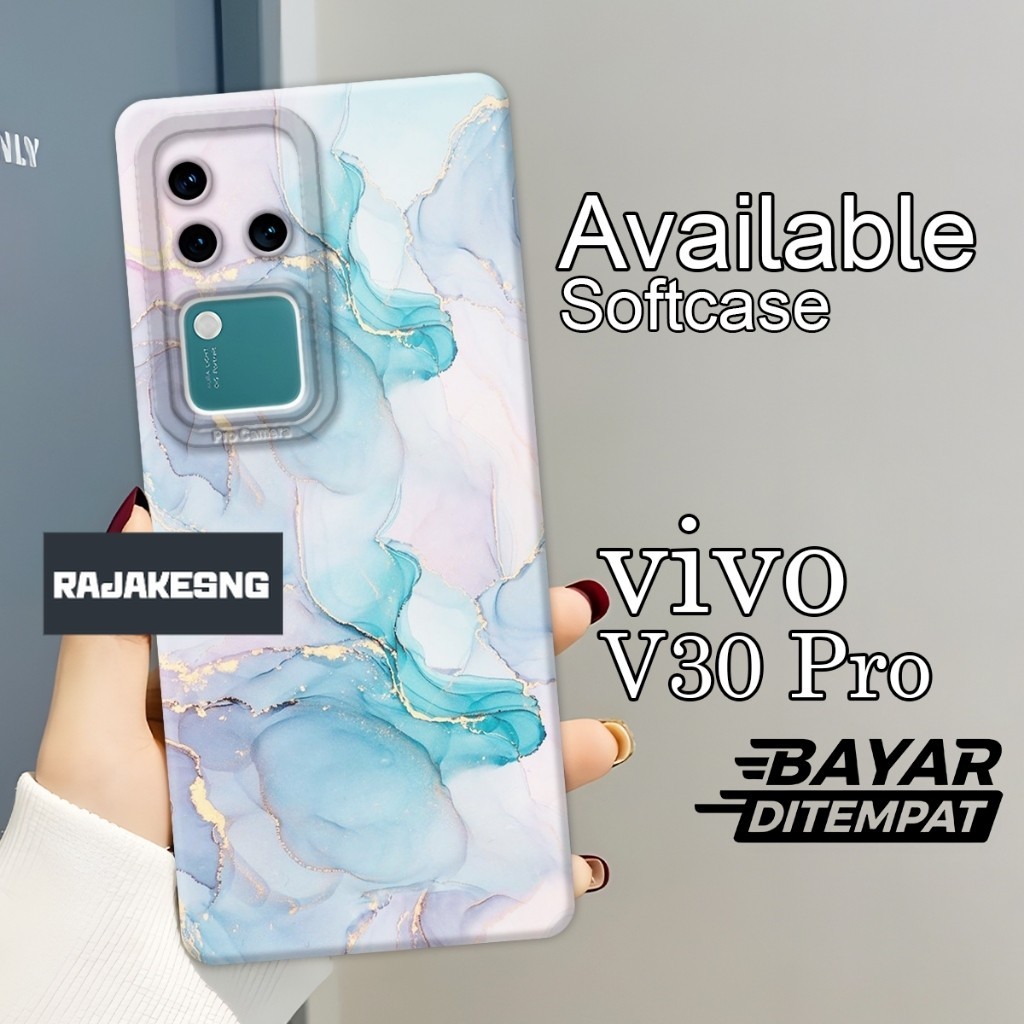 HP Softcase VIVO V30 Pro, V27, V27e, V27 Pro, V29, V29e, V29 Pro ล่าสุดหรูหราเซรามิคน่ารัก Anti-Slip