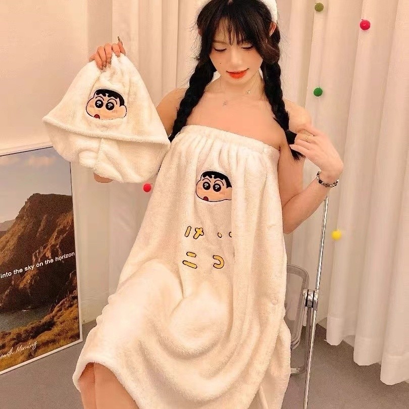 【พร้อมส่ง】ชินจัง ผ้าขนหนู shin chan ผ้าเช็ดตัว Towels Bath towels ลายการ์ตูน ซึมซับน้ำได้ดี นุ่ม สบายผิว และน่ารัก