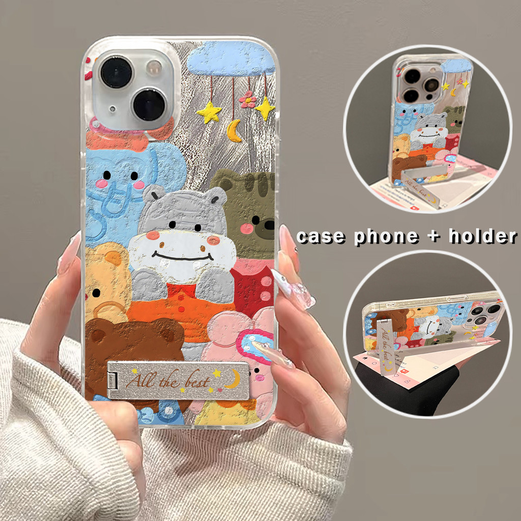 Phone holder Case ใช้ได้กับ Samsung A05S Casing hp A16 A05 A35 A14 A03 Samsung A13 4G A24 A52 A10s A
