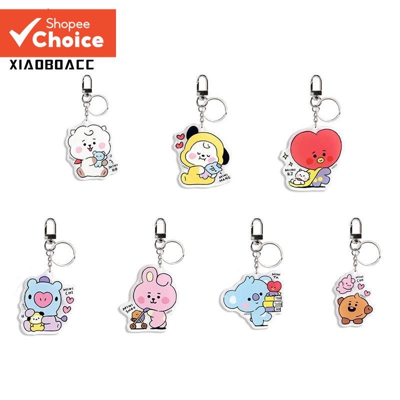 Xiaoboacc พวงกุญแจ จี้การ์ตูนศิลปินเกาหลี BTS BT21