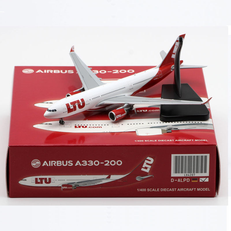 JC Wings 1: 400 เครื่องบินรุ่นเยอรมัน LTU Airbus A330-200 D-ALPI