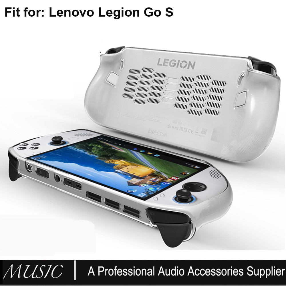สําหรับ Lenovo Legion Go S TPU กรณีมือถือกันกระแทกเต็มป้องกันกรณี Soft TPU ฝาครอบแขนป้องกันอุปกรณ์เสริมเกม