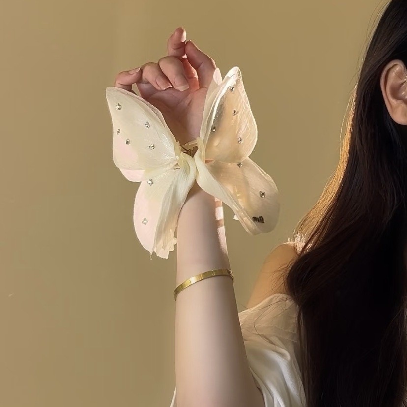 🦋ส่งเร็ว🦋กิ๊บโบว์ใหญ่ กิ๊บติดผม y2k สไตล์เกาหลี hair น่ารัก สำหรับผู้หญิง Fashion ขายส่ง - รูปที่ 4