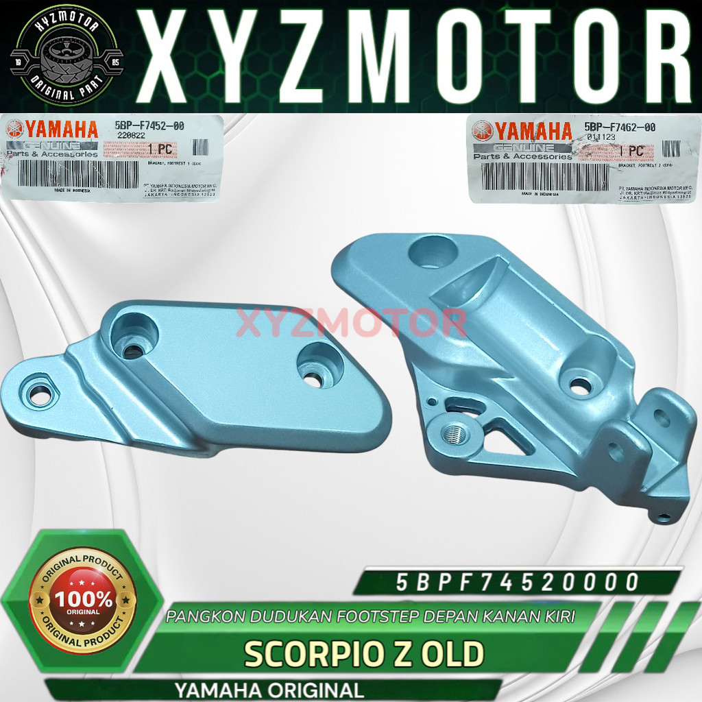ด้านหน้า FOOTSTEP MOUNTING BRACKET RIGHT ซ้าย SCORPIO Z OLD 5BP-F7462-00 5BP-F7452-00