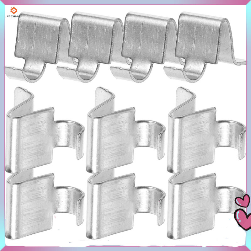 📦10pcs ชิ้นคลิปเหล็กสำหรับตู้เก็บเอกสาร เสริมความมั่นคง แข็งแรงทนทาน Hardware Metal Shelf Pegs Cabinet Shelf Clips