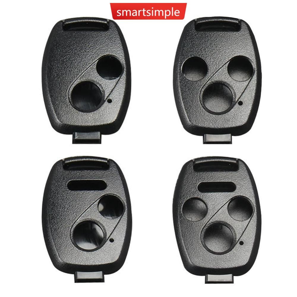 SMARTSIMPLE รถจักรยานยนต์ Remote Shell กรณี Fob ฝาครอบ Fob Keyless สําหรับ HONDA Accord CRV Pilot Ci