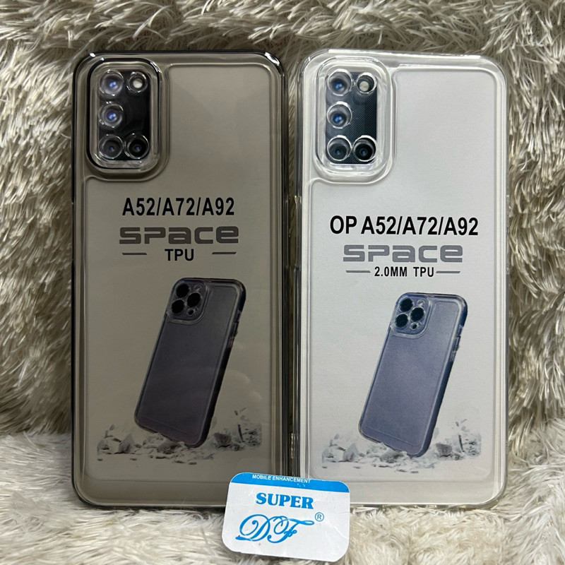 Softcase Oppo A52 / Oppo A72 / Oppo A92 เคสใสพื้นที่ใส Tpu กล้องป้องกันแบบเต็มยืดหยุ่นหนา Store DF