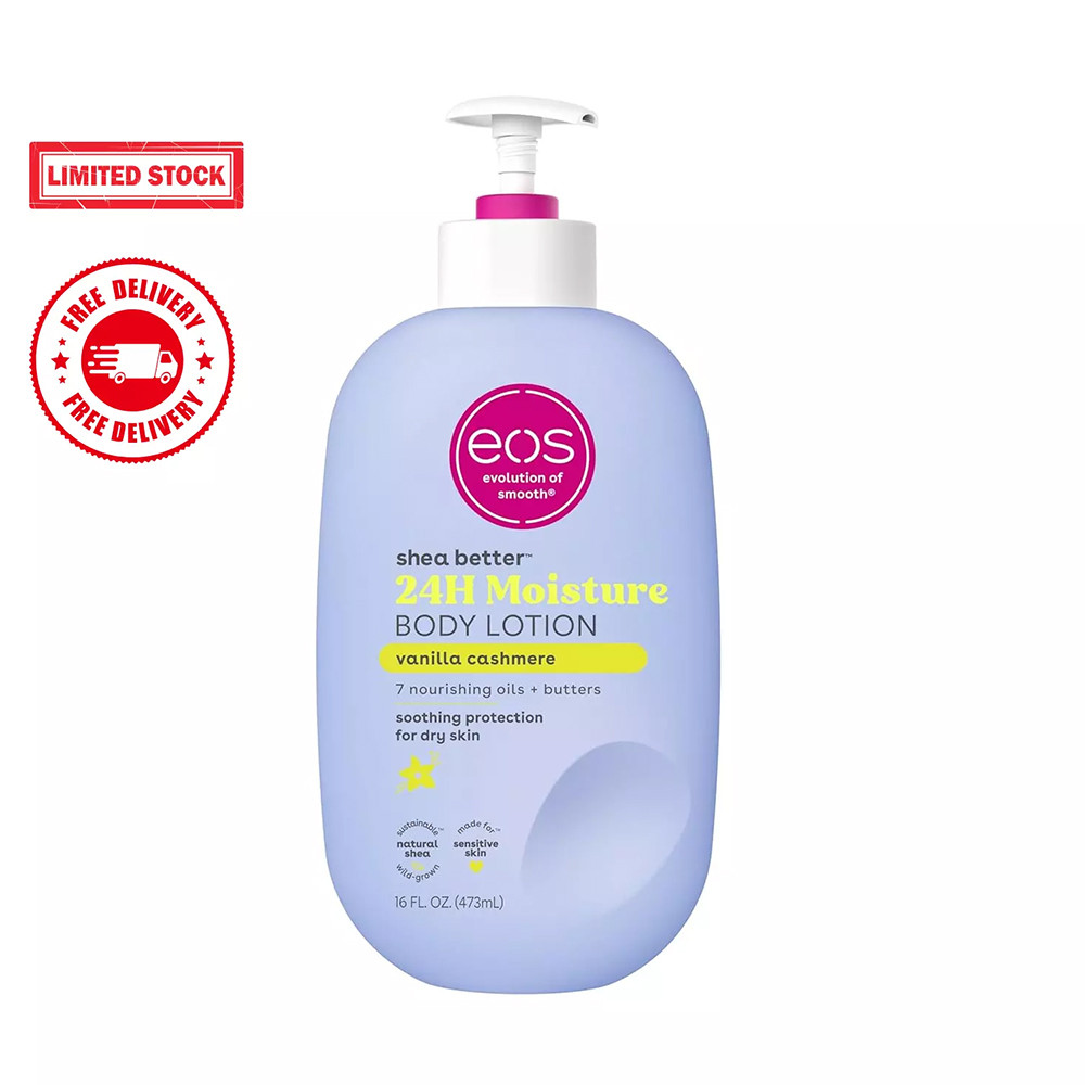 EOS Shea Better 24H Moisture Body Lotion 473ml Vanilla Cashmere