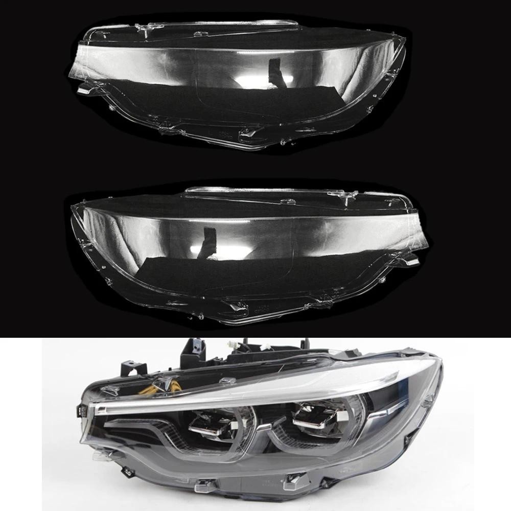 Fit สําหรับ BMW 2018-2020 F32 F33 F36 F80 F82 F83 418d M4 LED ไฟหน้าเลนส์ฝาครอบ 4 Series LCI 425i 430i 435i