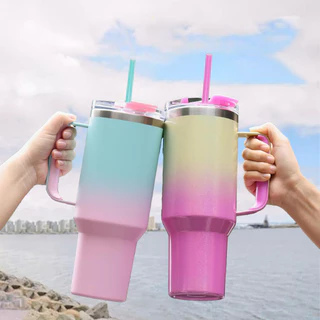 หลอดสี ไทรทัน ยาว 30 ซม. เหมาะสําหรับถ้วยรถ 40ออนซ์ มาพร้อมแปรงล้างหลอด