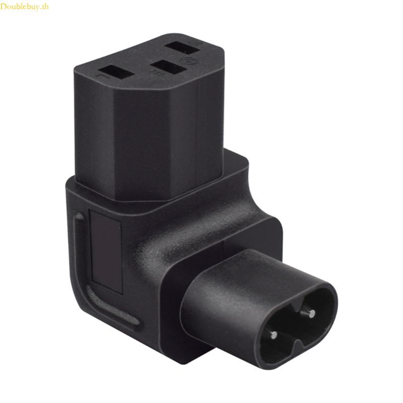 Doublebuy Power Adapter IEC320 C8 ถึง C13 อะแดปเตอร์แปลงเคสพีซีชายกับหญิง