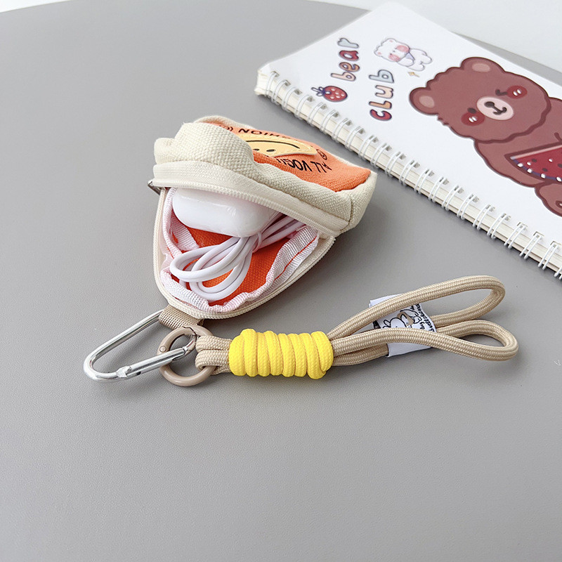 กระเป๋ารูปสามเหลี่ยมสำหรับเหรียญและหูฟัง พร้อมดีไซน์สร้างสรรค์ - รูปที่ 2