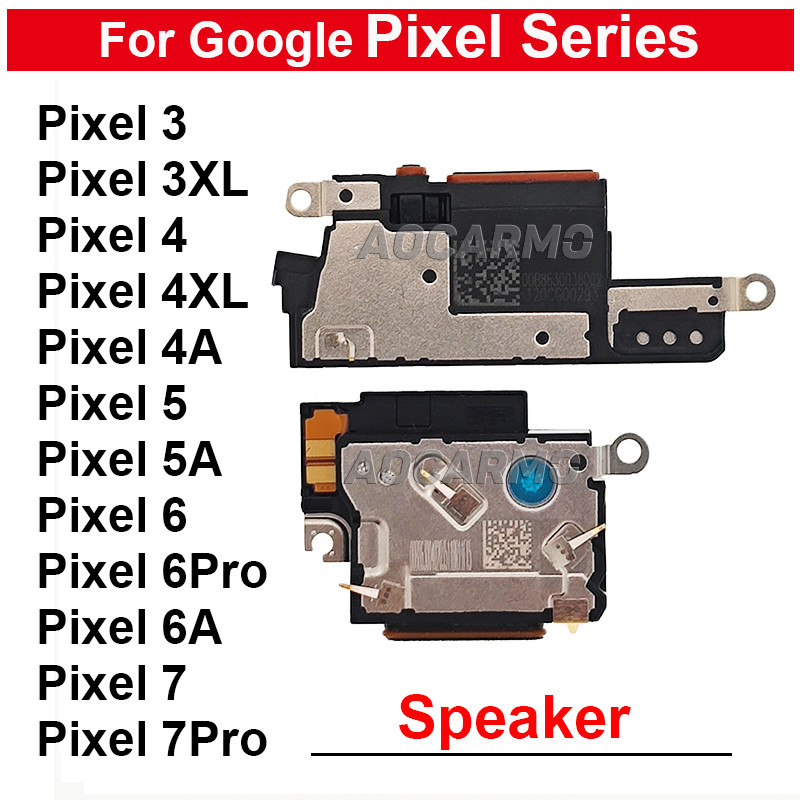 หูฟังสําหรับ Google Pixel 7 7Pro 6A 6 Pro 5 5a 4 XL 6Pro ด้านล่างลําโพง Buzzer Flex สายอะไหล่