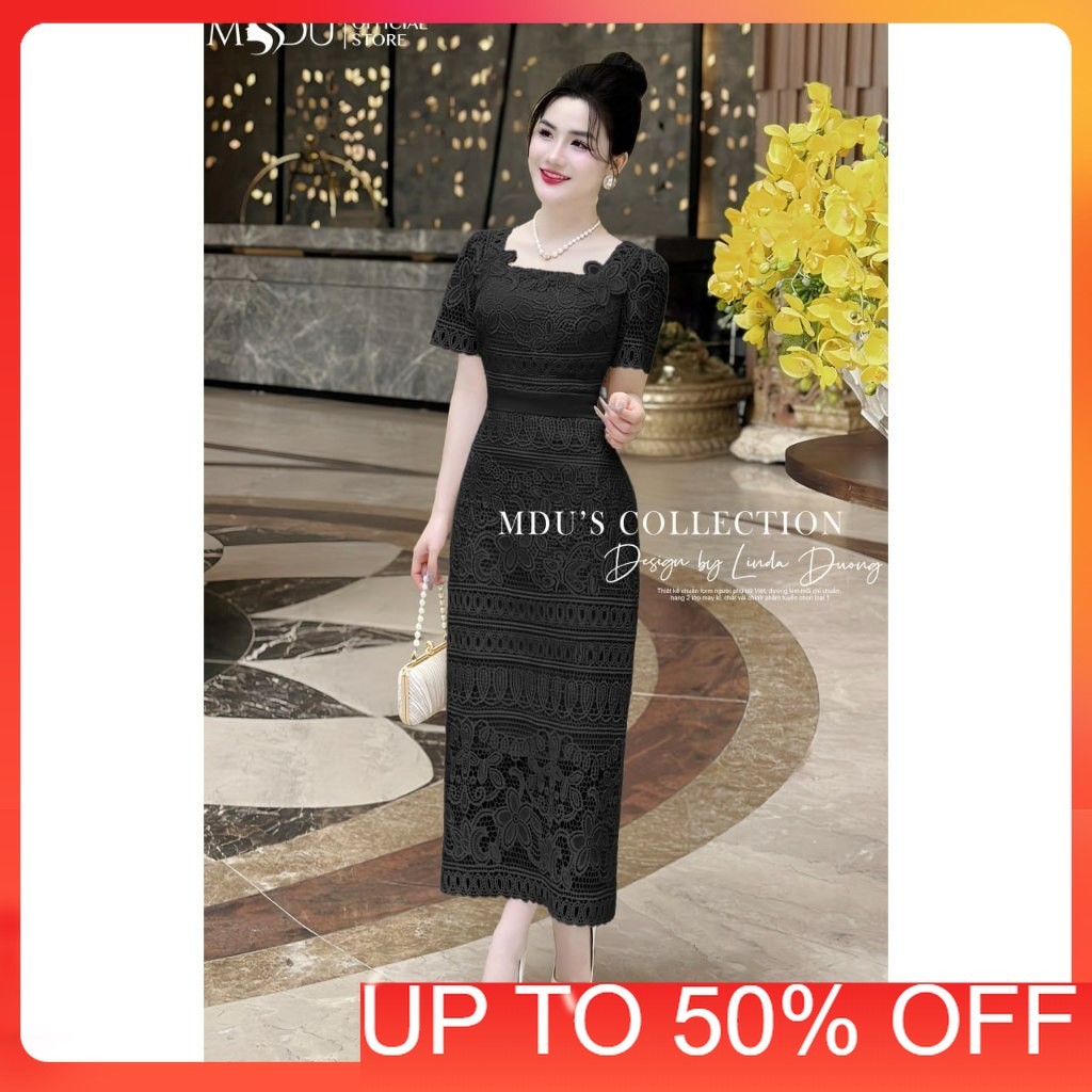 ชุดเดรสบอดี้คอน MDU4411 ทําจากลูกไม้เชื่อม Jacquard คุณภาพสูงจาก MDU K28-D1-1