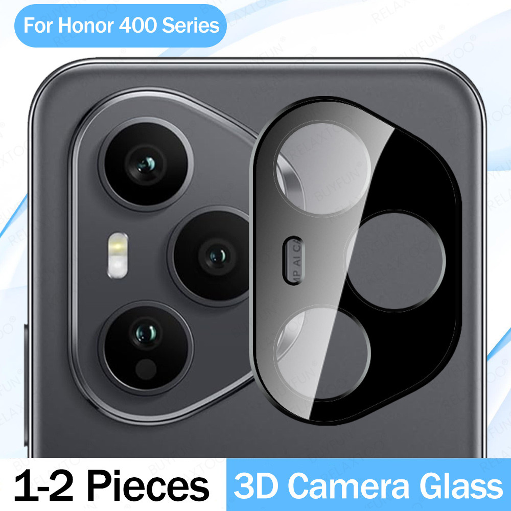 1-2 ชิ้น 3D กล้องป้องกันกระจกสําหรับ Honor 400 Pro Global เลนส์กระจกนิรภัย CoverHonor 400 Pro Honor4
