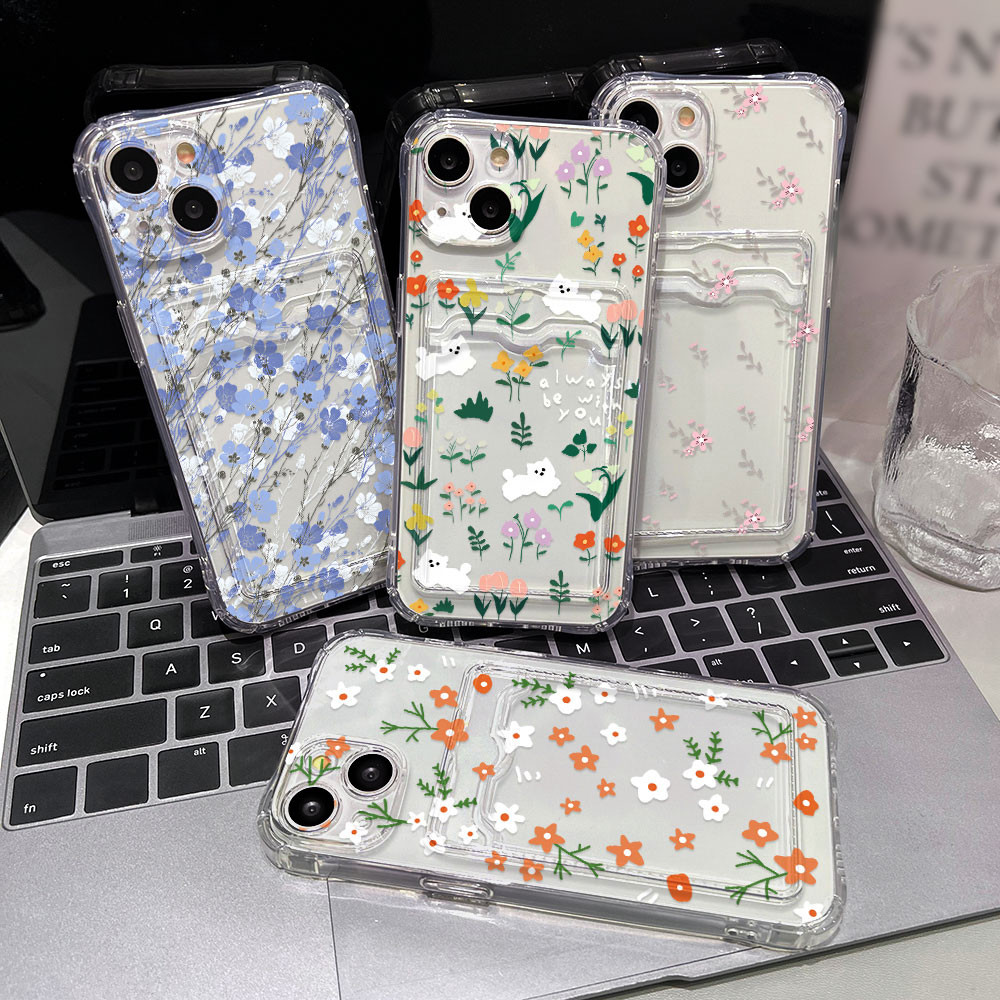 Soft Card Holder เคส For OPPO A60 A18 A38 A79 A74 A95 A77 A15 A16 A17 A17k A5 2020 A9 2020 A54 A57 A58 A7 A5s เคสทรศัพท์
