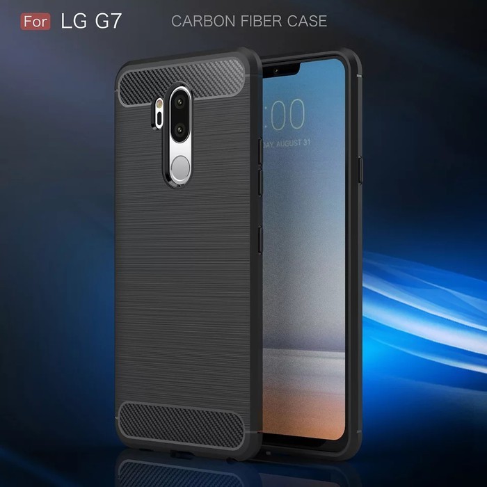 RUGGED CASE CARBON LG G7 THINQ / G6 / G8 THINQ / G8S THINQ CASING ARMOR ANTI SHOCKPROOF