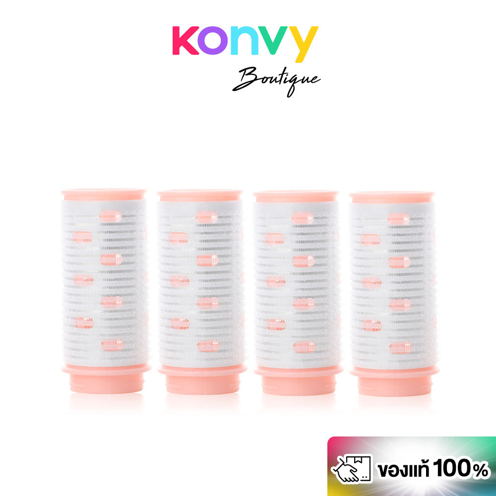 KVY Aluminum Core Hair Rollers 4pcs โรลม้วนผมแกนอะลูมิเนียม 4ชิ้น.