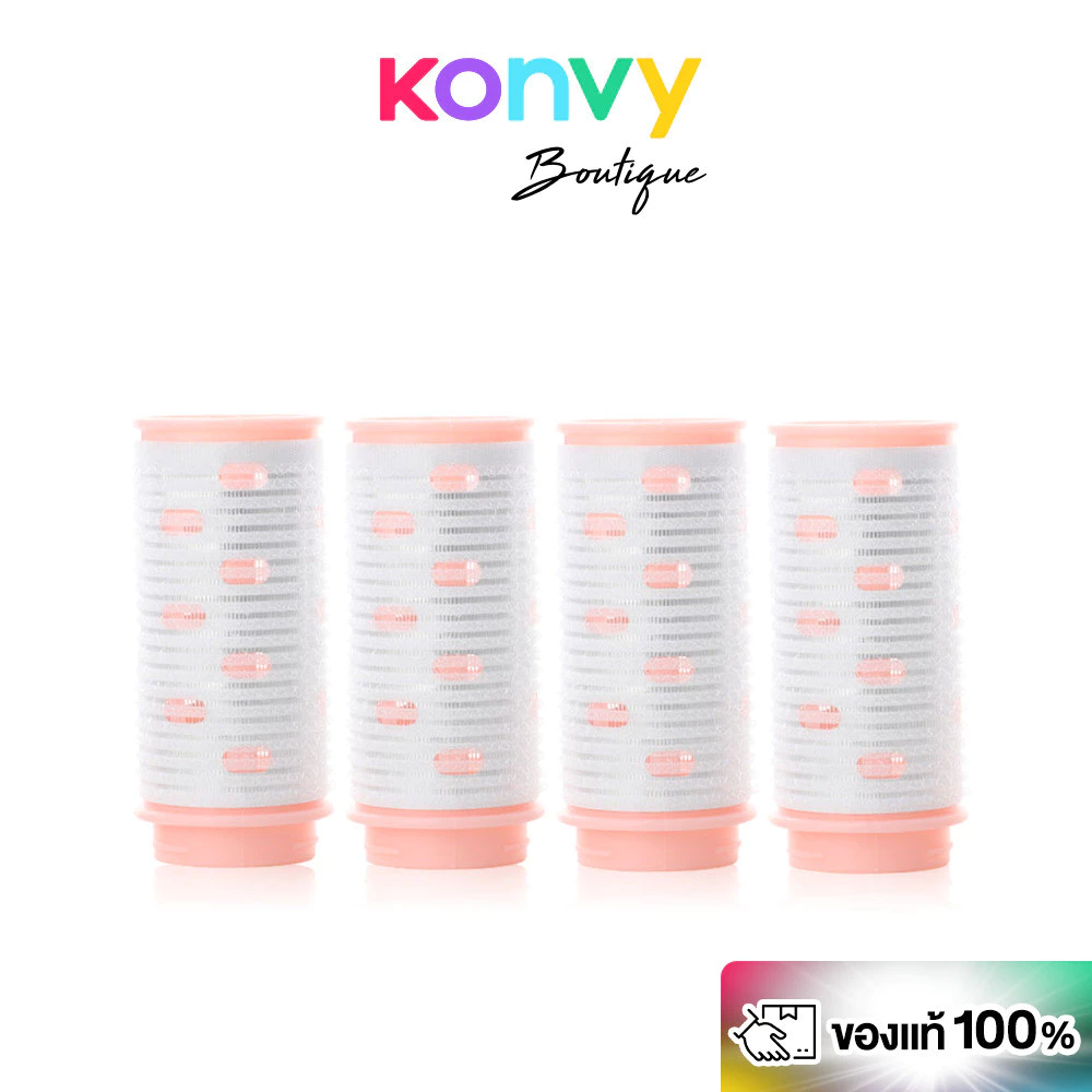 KVY Aluminum Core Hair Rollers 4pcs โรลม้วนผมแกนอะลูมิเนียม 4ชิ้น.