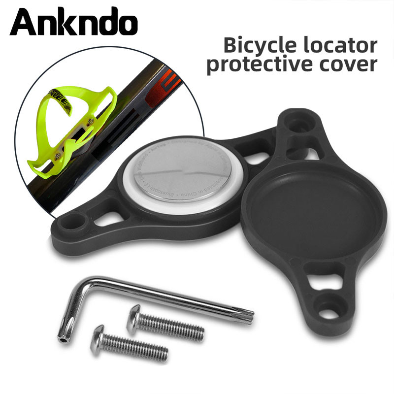 สําหรับ Airtag Bike Mount กรงขวดจักรยานสนับสนุนผู้ถือจักรยานเสือภูเขา Anti-lost GPS Location Airtag กรณีอุปกรณ์เสริม