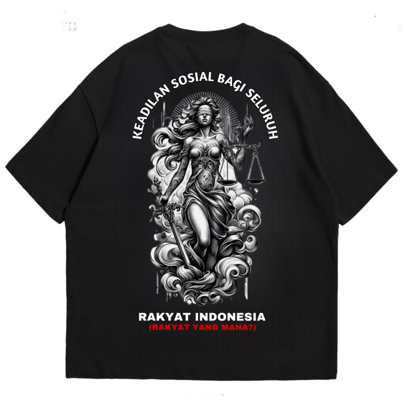 เสื้อยืด Social Justice สําหรับทั้งคนของอินโดนีเซีย Combed 24s