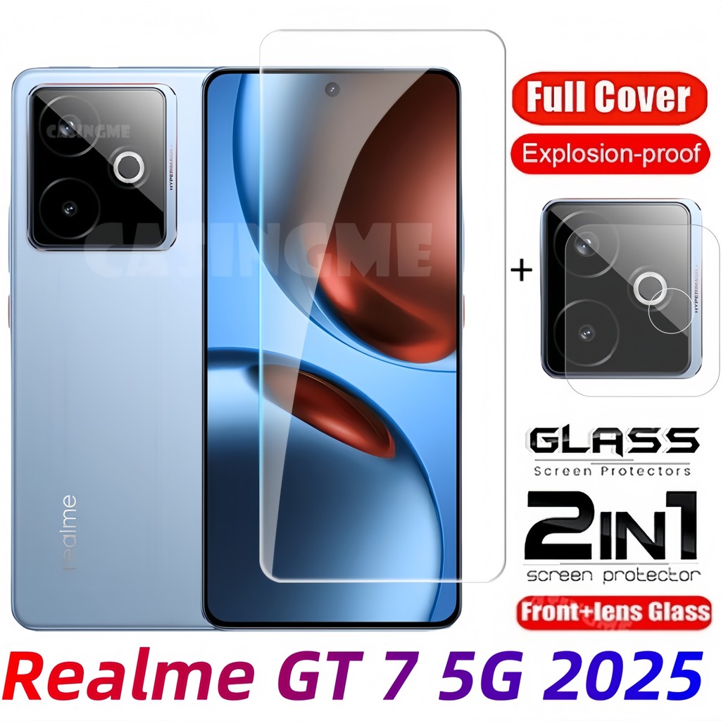 สําหรับRealme GT 7 5G 2025 คลุมทั้งหมดกระจกนิรภัยFlimสําหรับRealme GT7 GT 7T GT 7 T Realme GT 7 7T 4