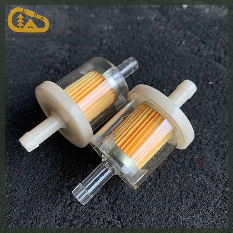 Thankswin 1PC สกู๊ตเตอร์รถจักรยานยนต์ Moped สกู๊ตเตอร์ Dirt DIY อุปกรณ์เสริม Universal 8 มม.ท่อรถจักรยานยนต์ Petrol แก๊สการใช้กรองน้ํามัน th