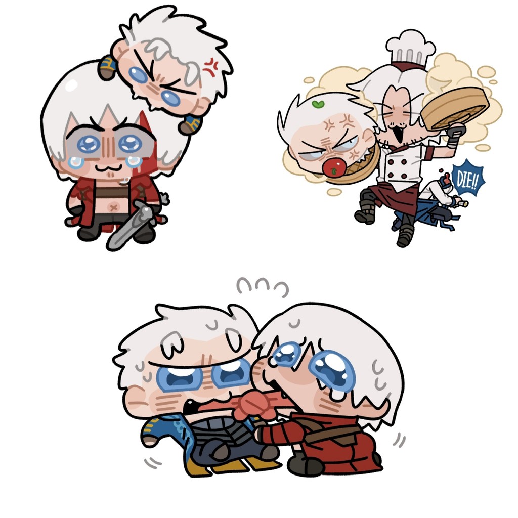 การ์ตูน Devil May Cry พวงกุญแจ Man อะนิเมะ Key Chain ผู้หญิงแหวนสําหรับกางเกงเด็กจี้แฟชั่นอะคริลิค B