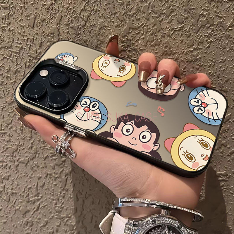 OPPO Doraemom เคสน่ารัก REALME series Compatible For-REALME-5S-7I-8I-8PRO-10-11-C3-C11 C15 C17 C20 C