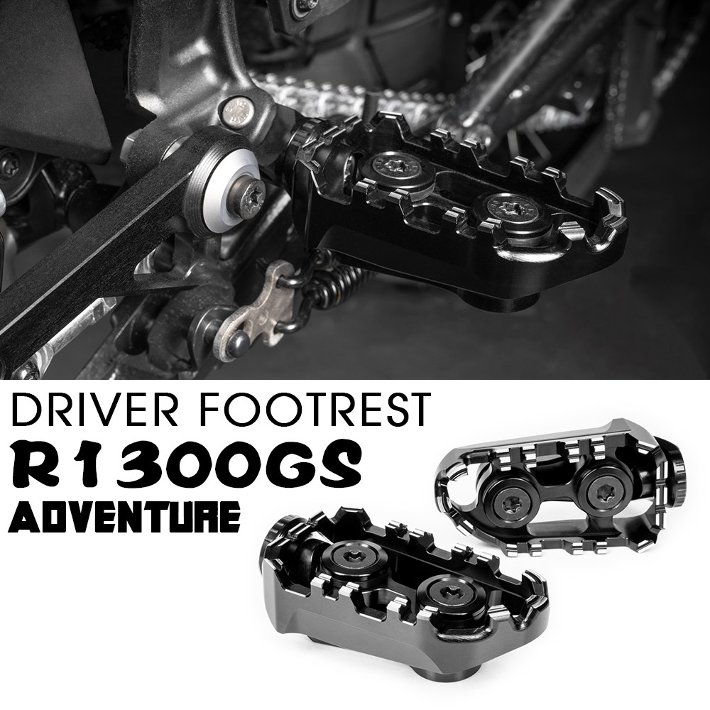 Gสําหรับ BMW R1300GS ผจญภัยรถจักรยานยนต์ไดร์เวอร์เท้า R 1300 GS R1300GSA ปรับ Footpegs R1300 GSA 130