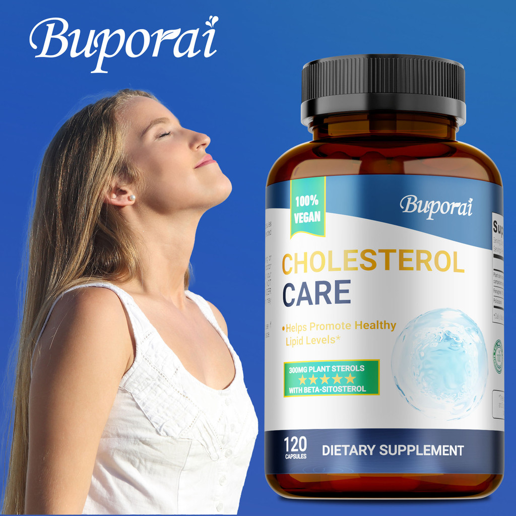 Plant Sterol Complex Capsules พร้อมสารสกัดจาก Beta-Sitosterol & Fenugreek, สูตรการดูแลคอเลสเตอรอล, รองรับสุขภาพหัวใจ
