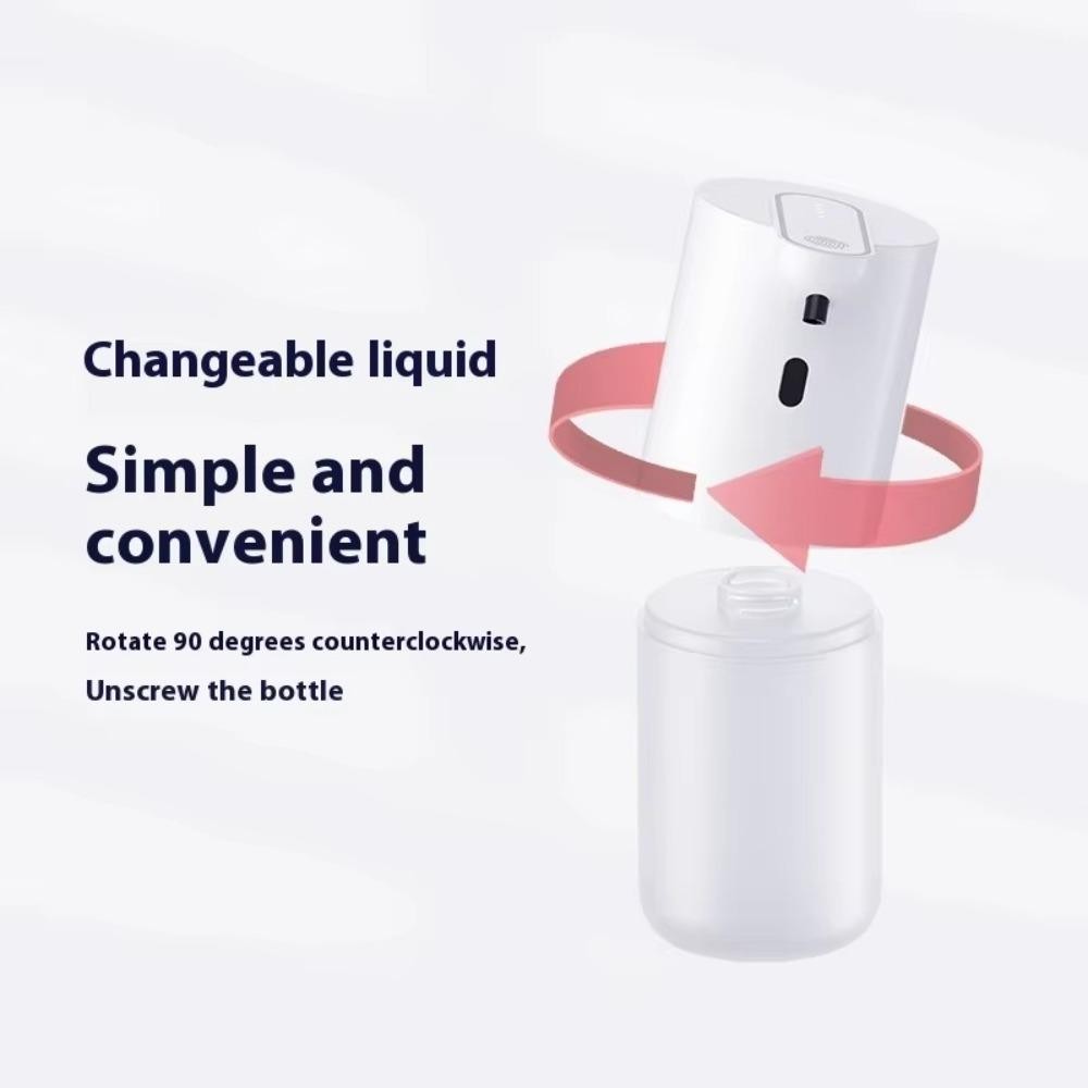 จัดส่งจากประเทศไทยเครื่องจ่ายสบู่เหลวโฟมDEALIFY, เครื่องจ่ายสบู่เหลวอัจฉริยะแบบพกพา 400 มล., ปั๊มสบู่โฟมเหลวอัตโนมัติความจุขนาดใหญ่ - รูปที่ 3