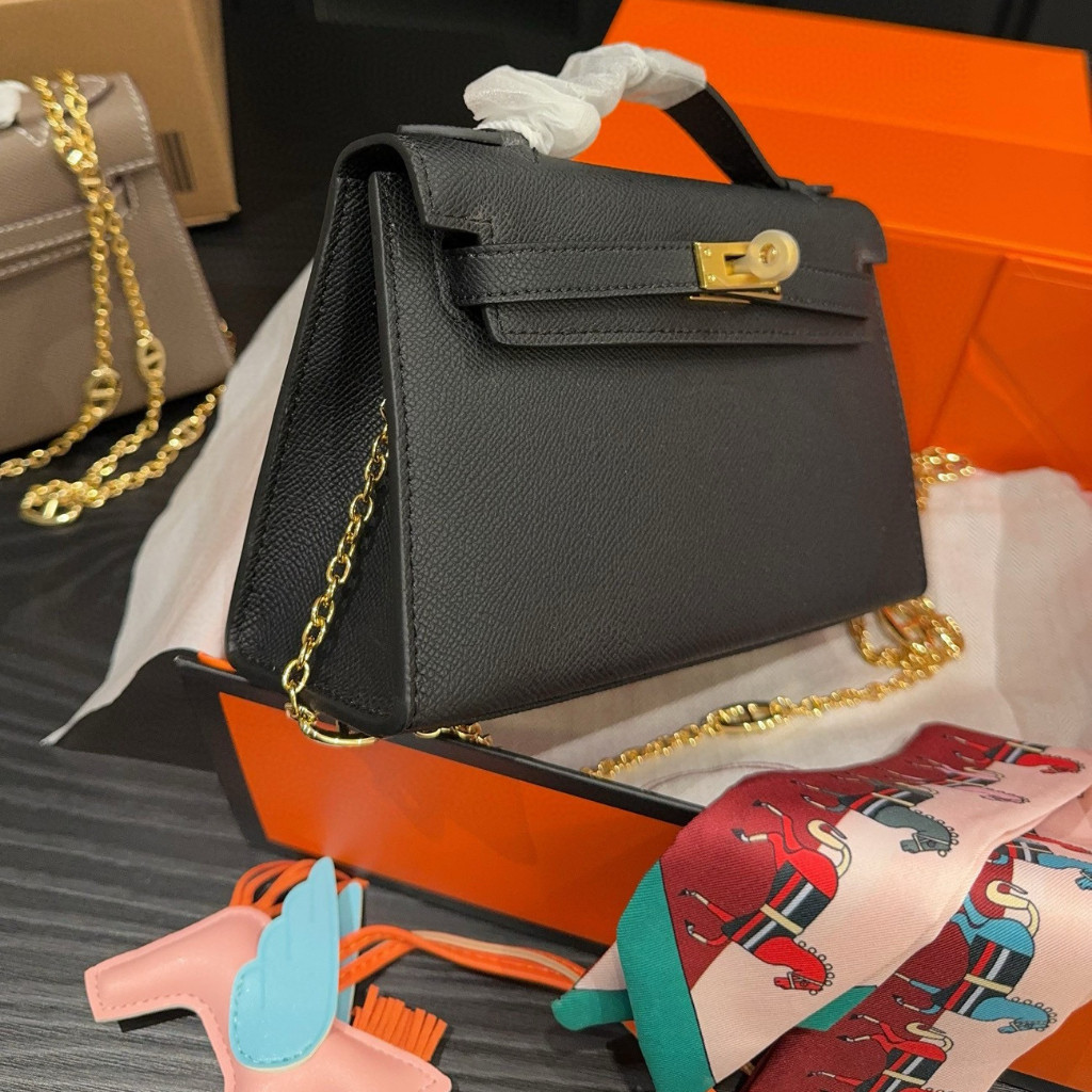 Travel kelly kelly Generation Handbag Palm Pattern Genuine Leather Bag Shoulder Bag Side Bag