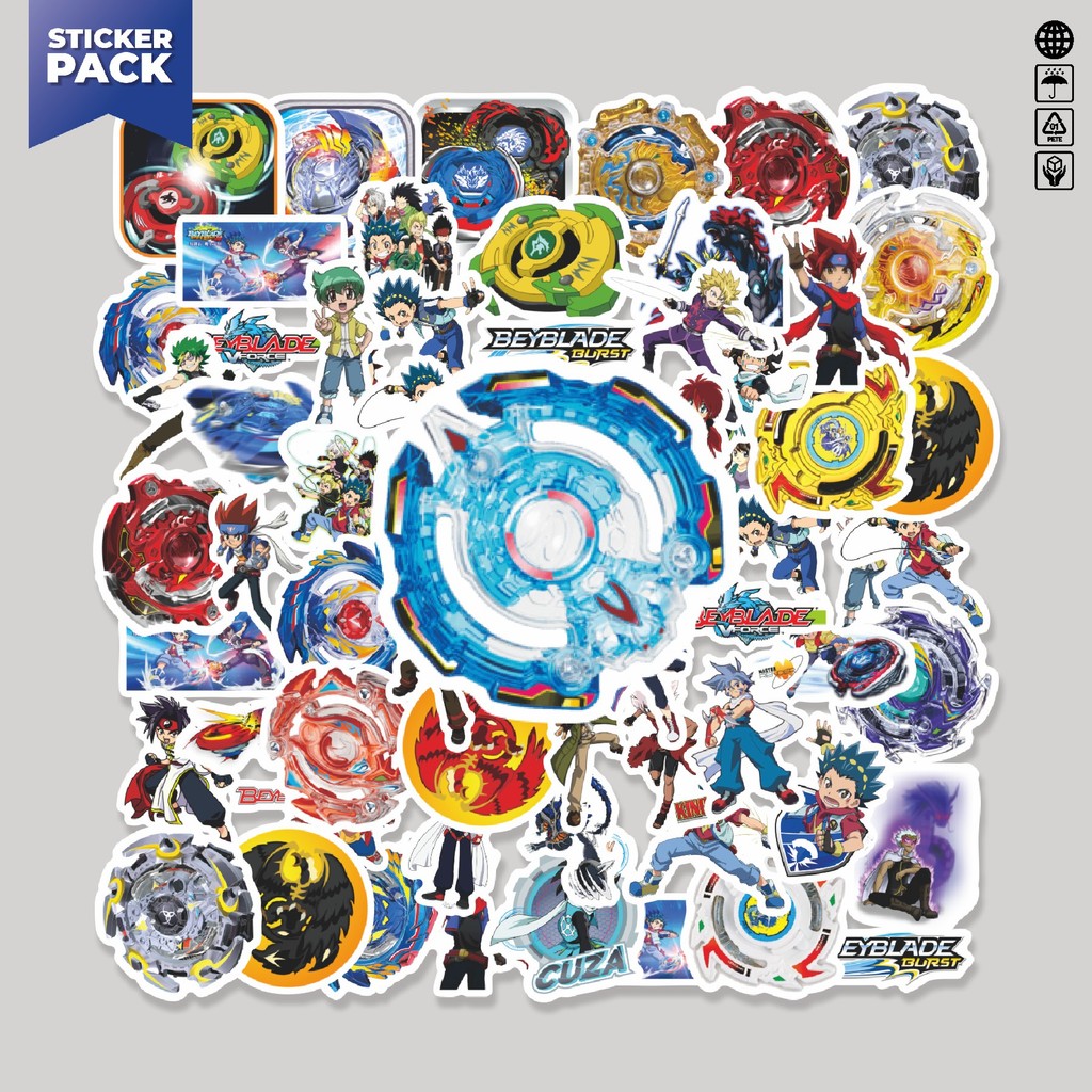 [100ชิ้น]สติ๊กเกอร์แพ็คการ์ตูนสติ๊กเกอร์เบย์เบลดความงามไวนิลกันน้ําตกแต่งสติ๊กเกอร์แล็ปท็อปหนังสือวารสารกระเป๋าเดินทางหมวกกันน็อคปลอกแรงม้ากีต้าร์หมวกบ