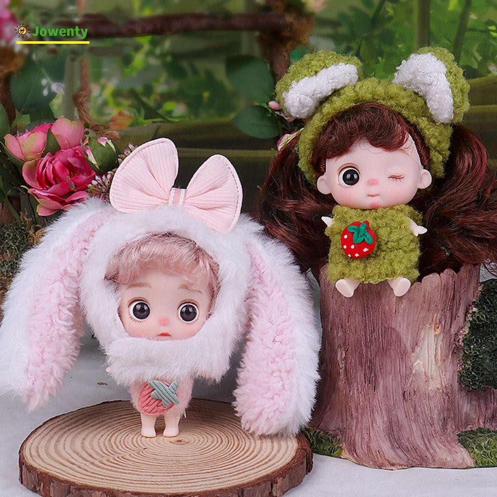 Jowenty ตุ๊กตาเด็กผู้หญิง ข้อต่อขยับได้ 10 ซม. DIY Dress Up ของเล่นสําหรับเด็กผู้หญิง
