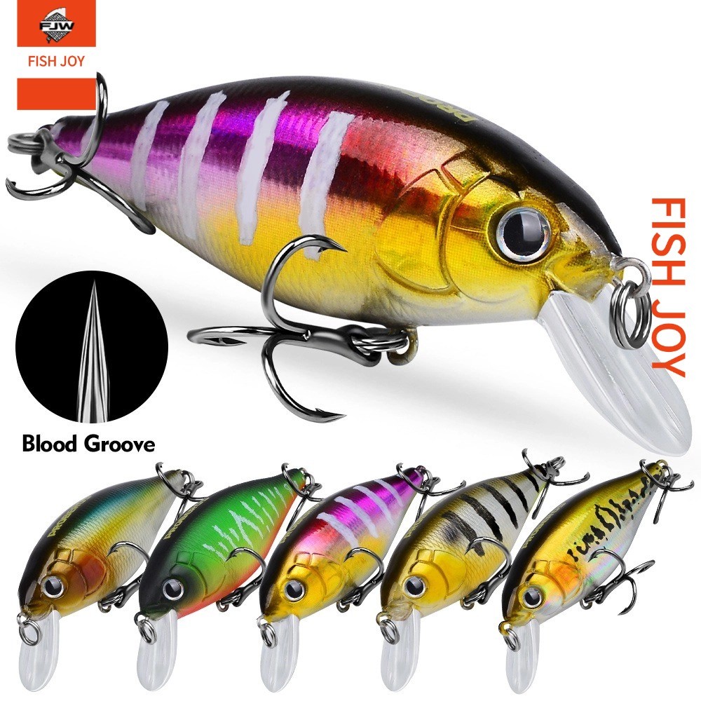 F110 ตกปลา ปลาปลอม เหยื่อเรืองแสง 3D ตาปลา สีสันสดใส ลายพราง ลายสาดสี ปลายแหลม สะพานเหยื่อ – โปรปัง