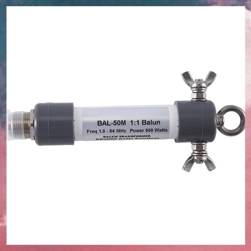 1:1 Balun พร้อมขาตั้งแรงดันไฟฟ้า 1:1 Balun 500W SSB สําหรับวิทยุ HAM วิทยุ QRP Mini Balun ตัวรับสัญญ