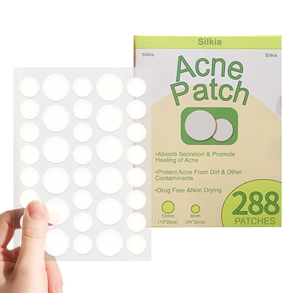 288 ชิ้น/72 ชิ้น Hydrocolloid Acne Care Patch กันน้ําที่มองไม่เห็น Blemish ครอบคลุม Soothing Pimple Patch