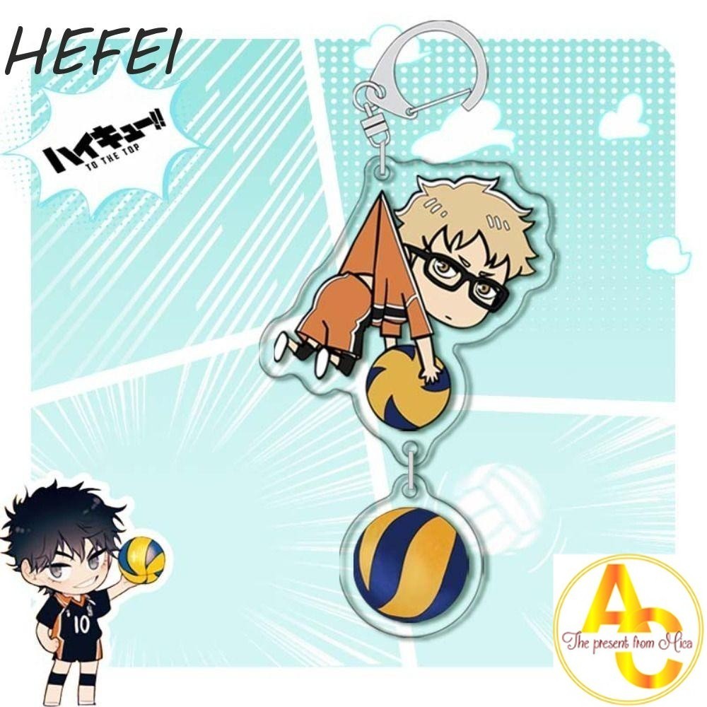 พวงกุญแจ HEFEI Haikyuu, Tobio Kageyama Kei Tsukishima To Top พวงกุญแจ,Oikawa Tooru Kuroo Tetsurou แฟ