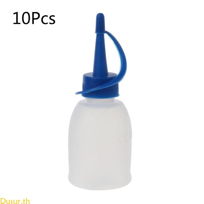 10Pcs Plastic Squeeze Bottle Small Squirt Jet Sauce Condiment Ketchup Mayo Oil k