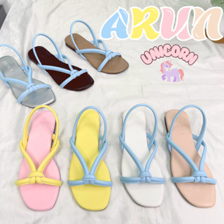 รองเท้าแตะ แบรนด์ ARUN รุ่น ยูนิคอร์น AR2034 พื้นนิ่ม สายนุ่…