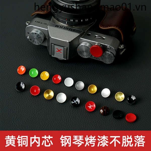 X XM5 ทองแดงบริสุทธิ์ปุ่มชัตเตอร์กล้องเหมาะสําหรับ A6700 Nikon Z30 ZF Fuji XPRO3 ZV1F X100V XT20 XT2
