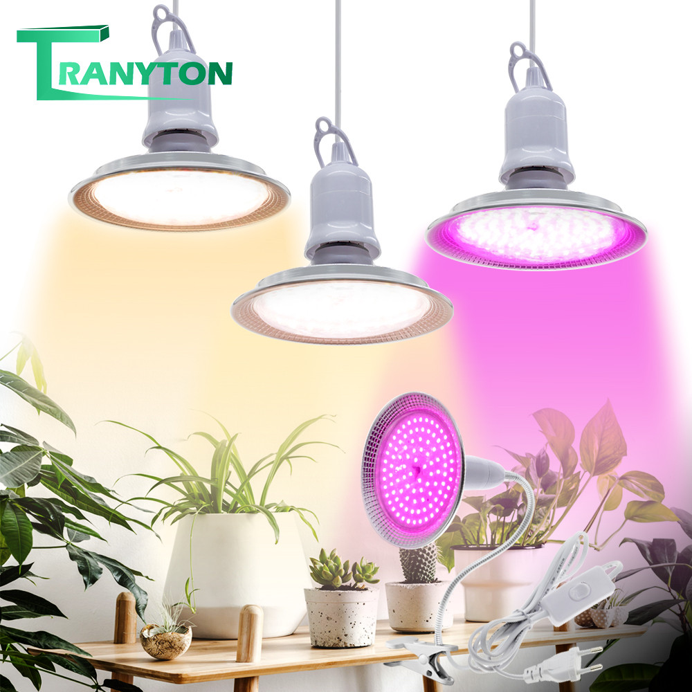 COB LED Grow Light Full Spectrum AC 220V E27 18W Grow หลอดไฟ Phytolamp สําหรับพืชในร่มพืชแสง Hydropo