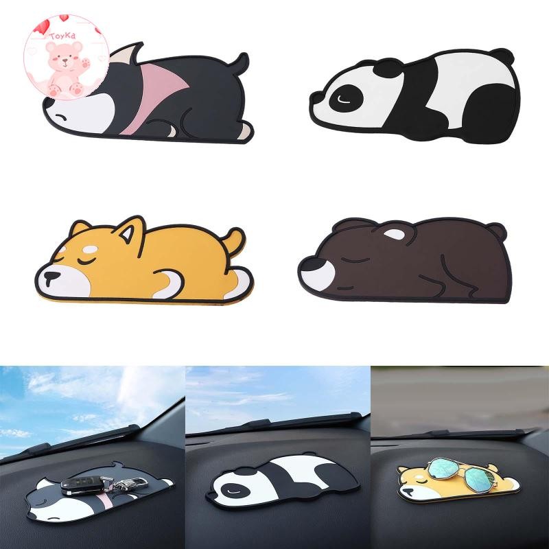 [Whbadguy] PVC Non Slip Pad แผงหน้าปัดรถยนต์ลายน่ารักมัลติฟังก์ชั่นทนความร้อน