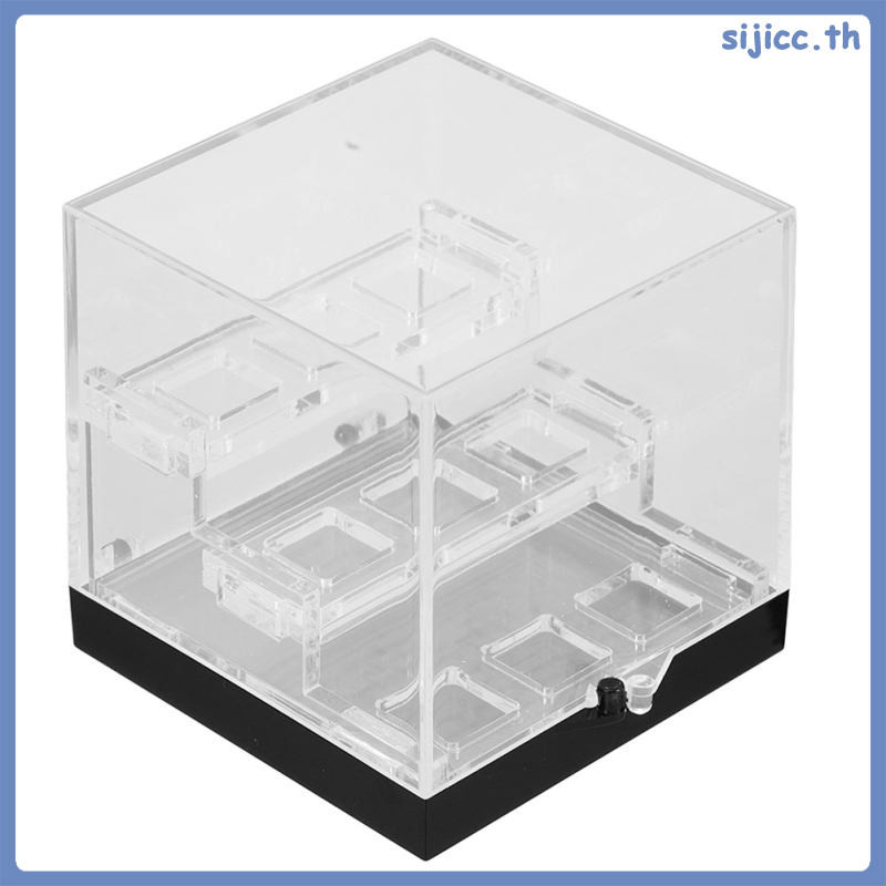 Acrylic Display Stand For Jewelry Showcase Box Gemstone Display Case Lid