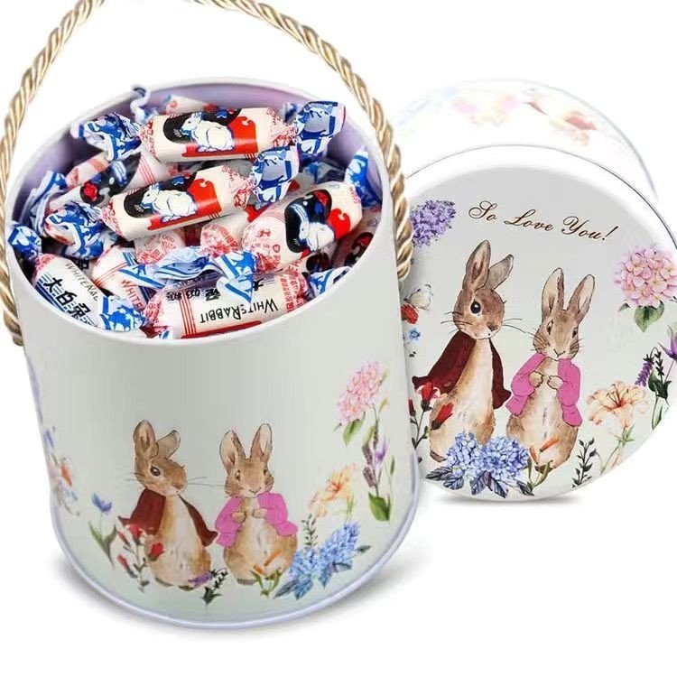 上海大白兔奶糖g-g礼盒味七夕礼物女友万圣节糖果礼盒Shanghai White Rabbit Milk Candy g-g Gift Box Qixi20250609