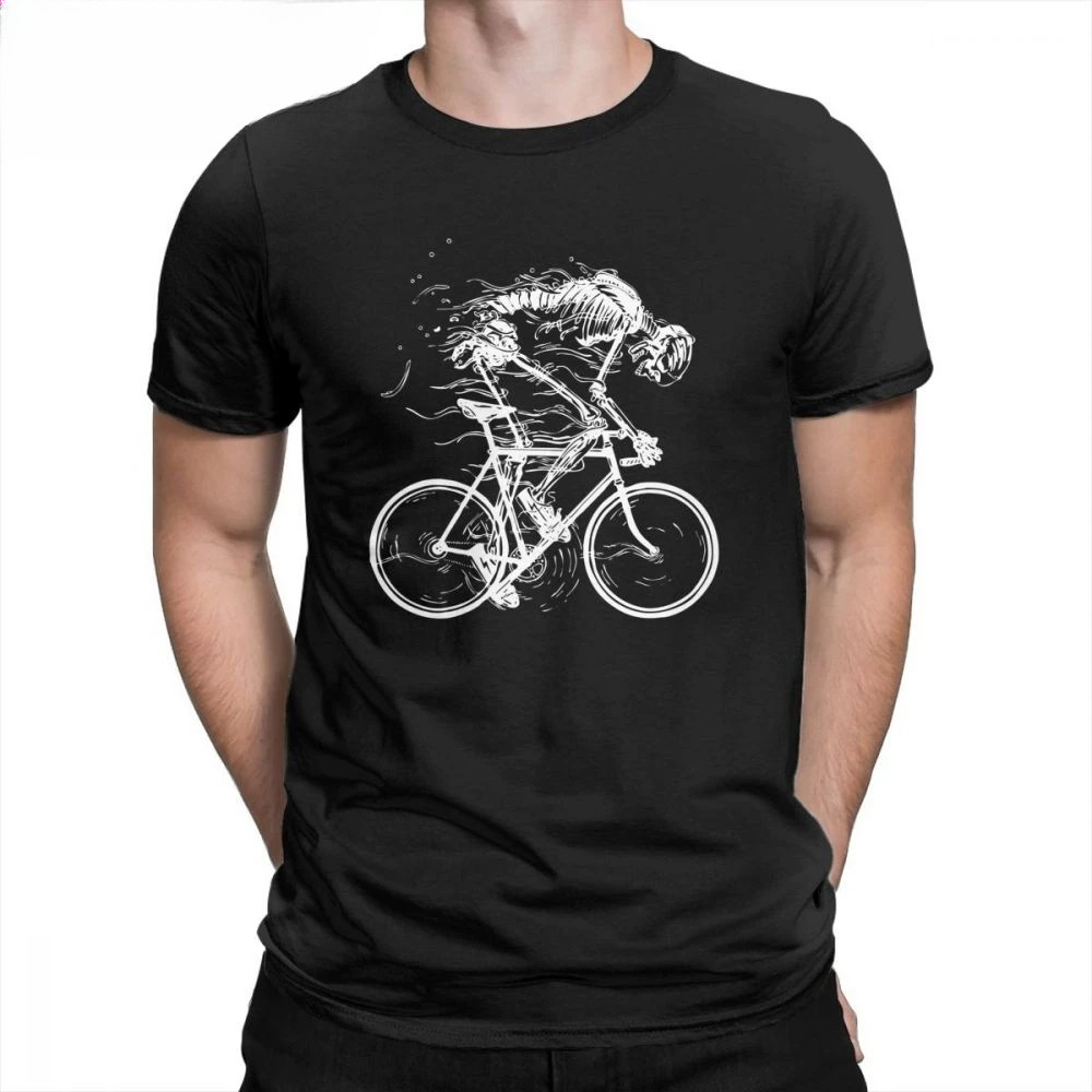 KATUN Ride Like Hell Skull Bike เสื้อยืดผ้าฝ้าย 100% แขนสั้นผู้ชายเสื้อยืด Amazing Round Neck Vintag