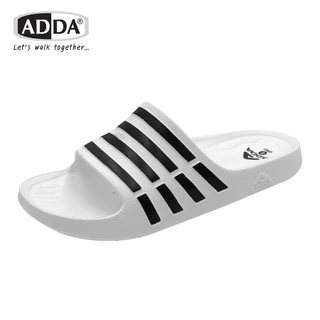 ADDA 55R03 แท้! รองเท้าแตะชาย แบบสวม แถบ 3 สี พื้นฉีดสำเร็จ ทนทาน กาวไม่หลุด พร้อมส่ง!