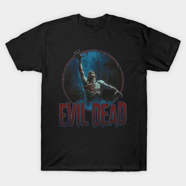 เสื้อยืด Vintage Evil Dead 1981 T-Shirt แท้ Cotton 100%  ผ้านุ่ม แห้งเร็ว หลวม เสื้อกีฬา สวยๆ