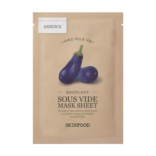 Skinfood สกินฟู๊ด เอ้กเเพลนท์ ซู ไวด์ มาสก์ ชีท 1 แผ่น